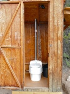 Separett composting toilet power free installation